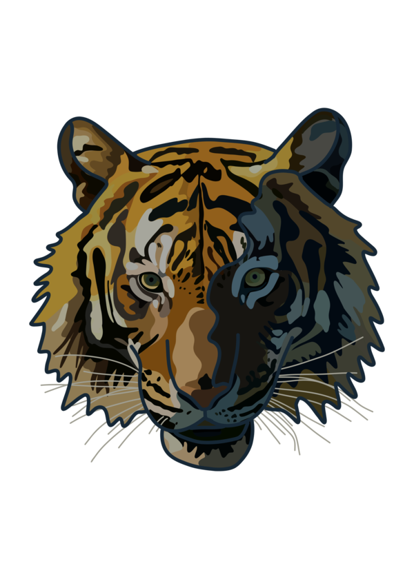 Tiger Back Only Head Transparent PNG (22.05.2024).png Thumbnail