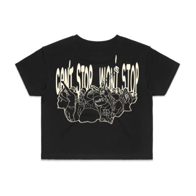Can't Stop Won't Stop T-Shirt (Cropped) Thumbnail