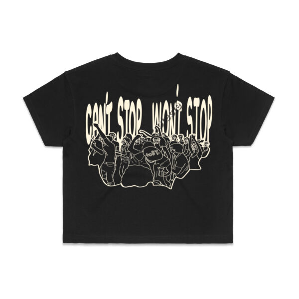 Can't Stop Won't Stop T-Shirt (Cropped) Thumbnail